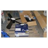 skid of ceiling fan parts/accessories