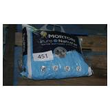 morton natural water softener salt (partial bag