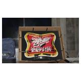 miller high life neon sign (display)