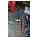 2 used & broke garden spades