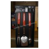 NEW clemson 3pc grill set (display)
