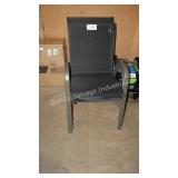 2 metal patio chairs