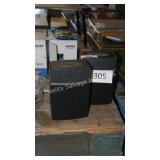 2 bose display speakers
