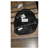 blk leather back pack