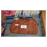 leather luggage bag
