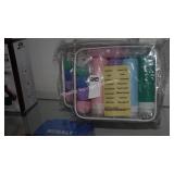 2 travel toiletries bottle sets (display)
