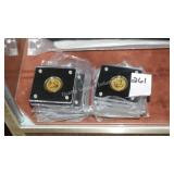8 history of gold replica coins (display)
