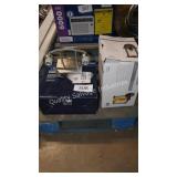 3 light fixtures