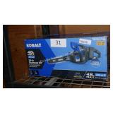 kobalt 48v 14ï¿½ chain saw