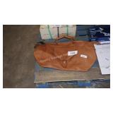 leather luggage bag