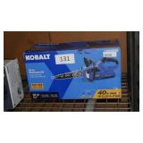 kobalt 40v 14ï¿½ chain saw (batt/ch in office)