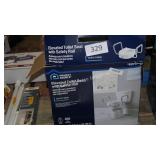 eleavyed toilet seat w safety rail