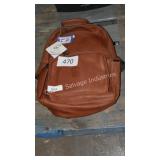 leather back pack