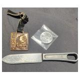 Baldwin Train Watch Fob Union Pacific Token