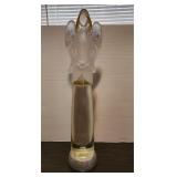 Cracker Barrel Glitter Lamp Angel