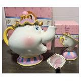 Disney Beauty Beast Schmid Mrs Potts & Chip Tea