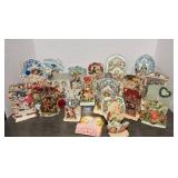Vintage 3D Folding Honeycomb Valentine Cards