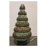 Safety Pin Lighted Christmas Tree