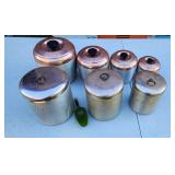 Heller Hostess Ware Aluminum Canister Sets