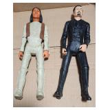 Johnny West Marx Figures Sam Cobra & Geronimo