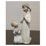 Lladro Children Girl Boy Praying Figurine