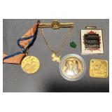 Masonic Coin Fob Army Royal Pin +