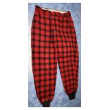 Woolrich Red Plaid Wool Pants