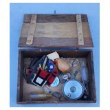 Gold Medal Wood Box Military Patches ++
