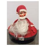Hand Made Christmas Santa Newspaper Figure