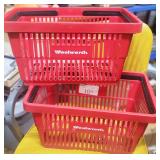 2 Woolworth Shopping Baskets