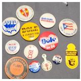 Buttons Pins Political Smokey Red Cross +