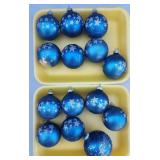 Shiny Brite Glitter Star Christmas Ornament Balls