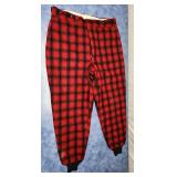 Woolrich Red Plaid Wool Pants