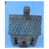 Old Small Cast Iron House Bank
