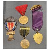 Ribbons Medals 1933 1941 VFW Lodge Military +