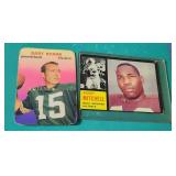 Bart Starr 70 Glossy 62 Bobby Mitchell Football