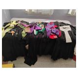 Various size Black Robes with Stoles and Crosses