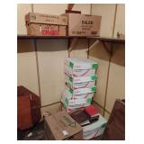 Boxes of books Hymnal Bible Other