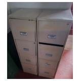 2 Metal File Cabinets
