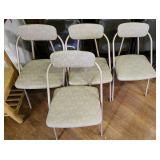 Mid Century 4 Folding Chairs