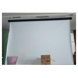 Large Pull-Down Projector Screen