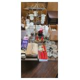 Candles and Holders & Candle Tree Lot
