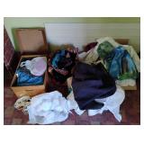 Lot of fabric and various bacdrops