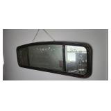 Vintage Edwardian 3 Panel Etched Mantel Mirror