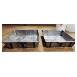 Commercial Rectangle Roasting Pans 20.5X19