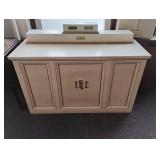 White Church Alter Open Back Jesus