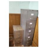 2 File Cabinets Large and Small