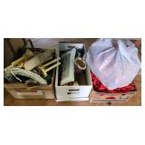 Christmas Candle Lights Ribbon Bows ++