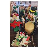 Christmas Decor Candle Honeycomb Figurine