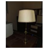 Tall brass Table Lamp 32.5" tall
